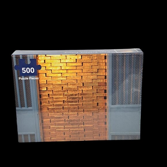 500 Pieces Jigsaw Puzzle Federal Reserve Bank Of New York Gold Vault 2024 - Picture 6 of 16